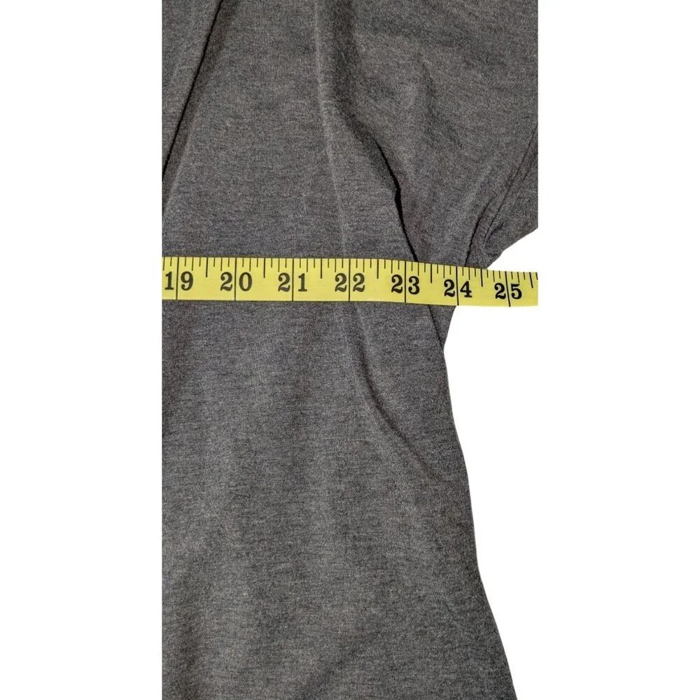 Eileen Fisher Womens Charcoal Gray Open Front Cardigan Pockets XL Relaxed Fit Li - Picture 5 of 11